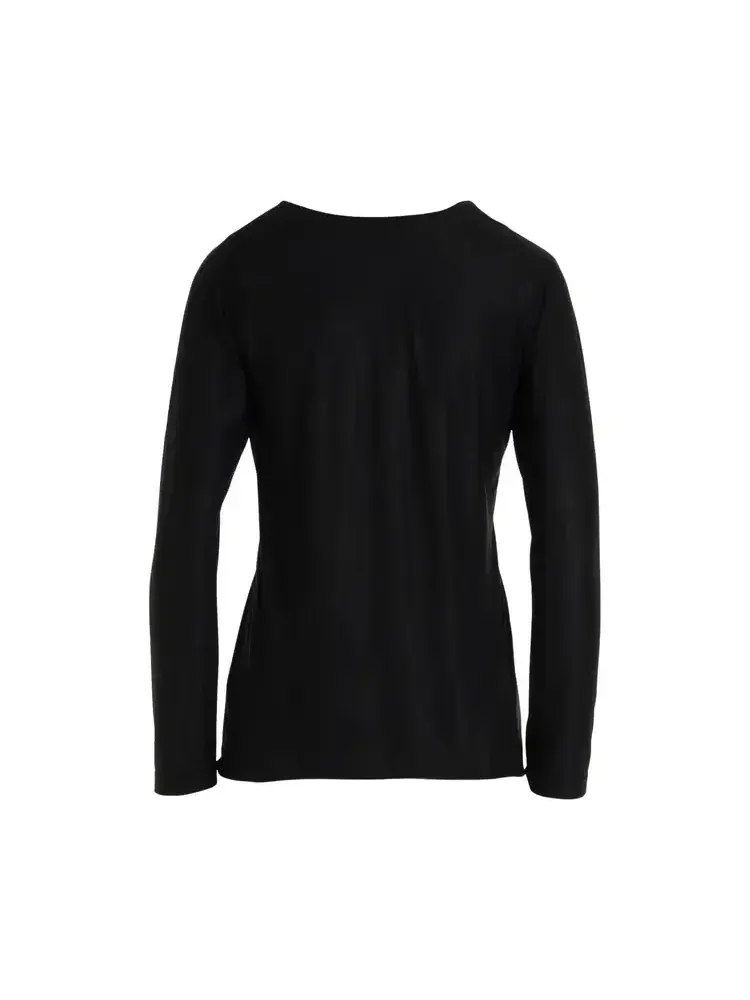 Футболка с длинными рукавами Yohji Yamamoto YY Pattern — изображение 2 из 2, черный
