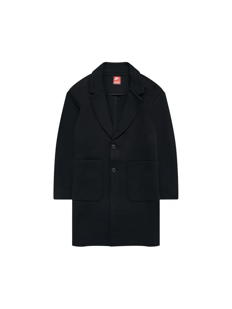 Пальто Nike Sportswear Tech Fleece Reimagined Loose Fit Trench Coat — изображение 1 из 1, черный/черный