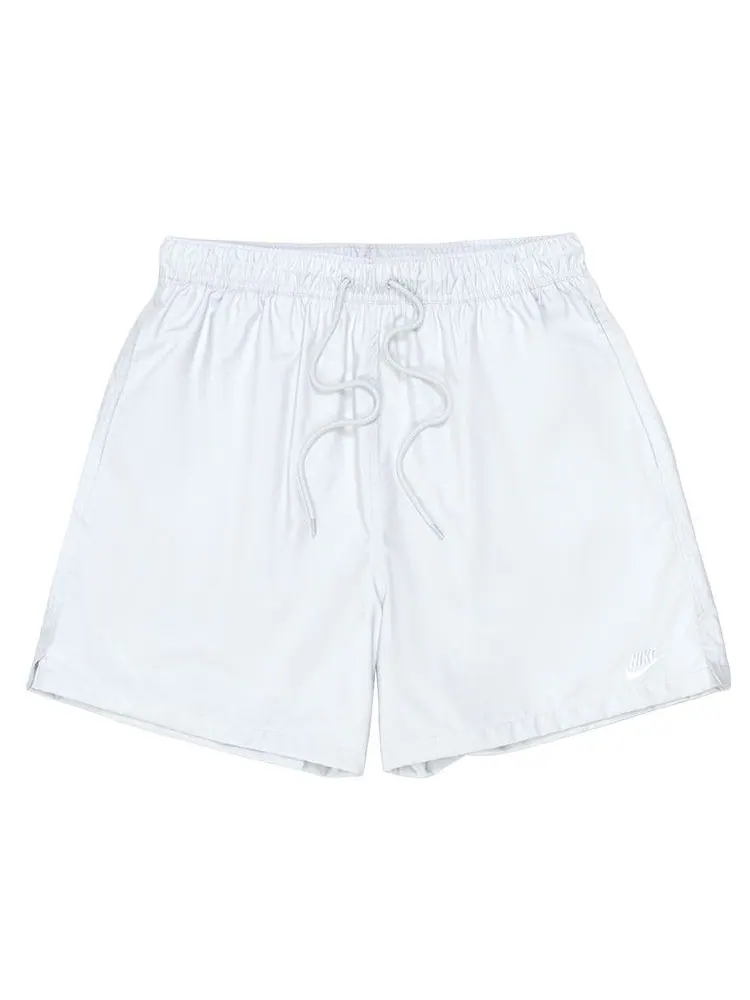 Шорты Nike Club Woven Flow Shorts — изображение 1 из 1, платиновый/белый