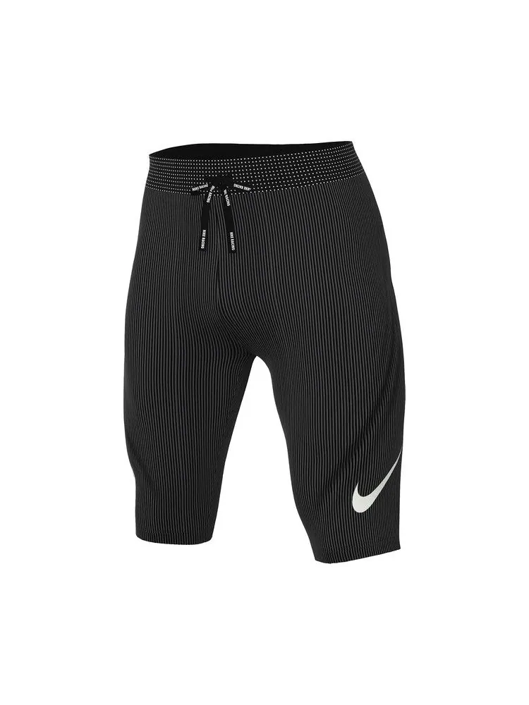 Брюки Nike AeroSwift Dri-FIT ADV Running 1/2-Length Tights — изображение 1 из 1, черный/белый