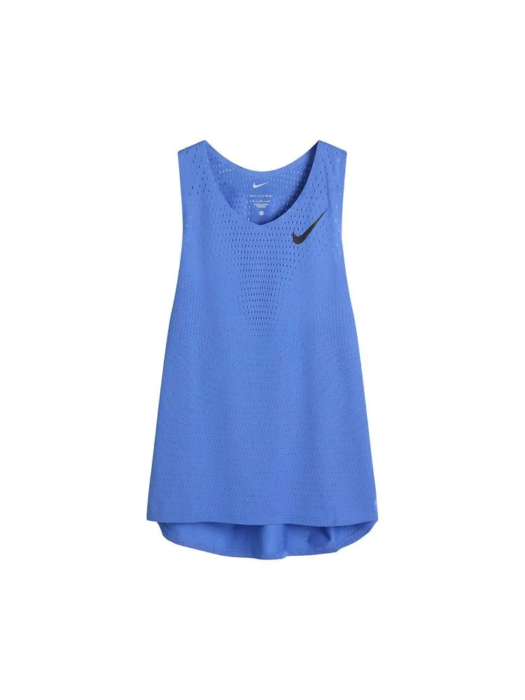 Топ Nike AeroSwift Dri-FIT ADV Running Singlet — изображение 1 из 1, синий/черный