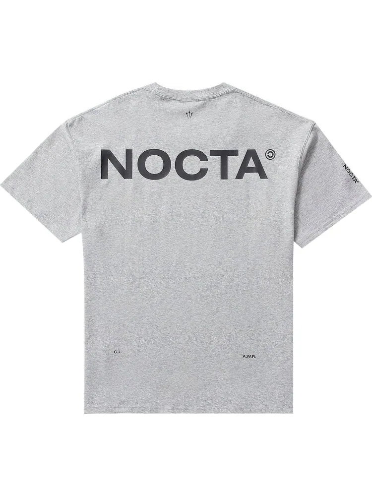 Футболка Nike NOCTA Graphic 'Grey' — изображение 2 из 2, серый