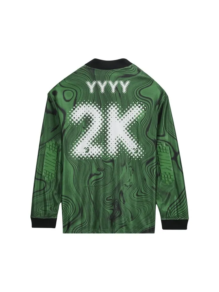 Джерси Nike x Off-White All-Over Print 'Kelly Green/White' — изображение 2 из 2, зеленый