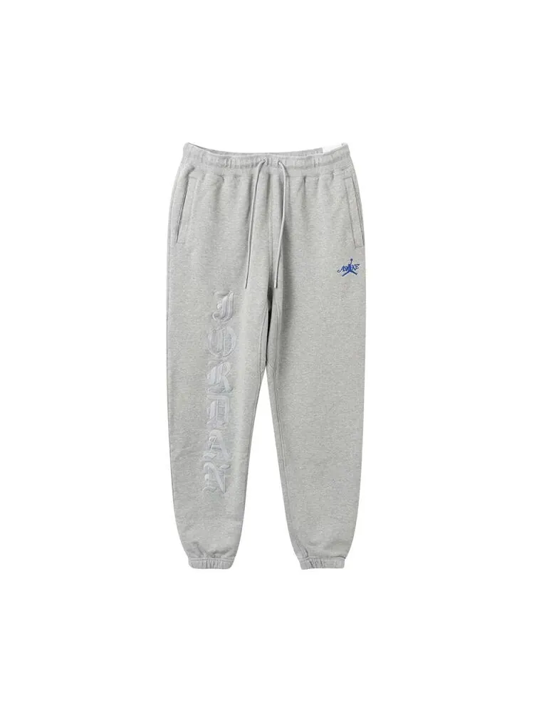 Брюки Air Jordan x Awake NY Fleece Pant Dark Grey Heather — изображение 1 из 1, серый