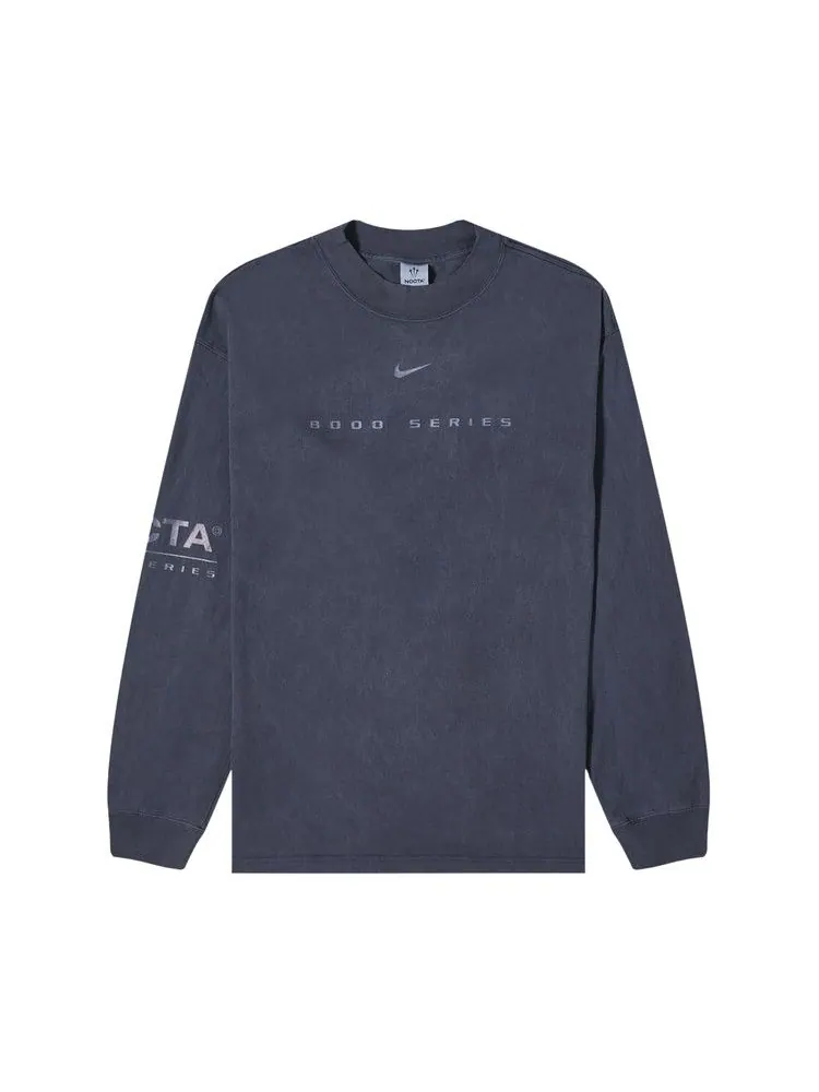 Футболка Nike x NOCTA NRG Long-Sleeve Mock Neck T-Shirt — изображение 1 из 3, черный