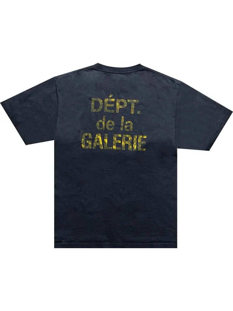 Футболка Gallery Dept. French Tee 'Black' — изображение 2 из 2, черный