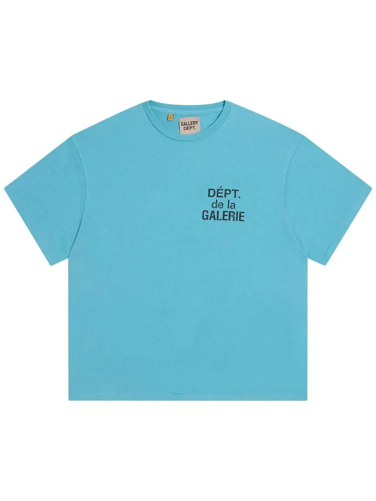 Футболка Gallery Dept. French Tee 'Light Teal' — изображение 1 из 2, зеленый