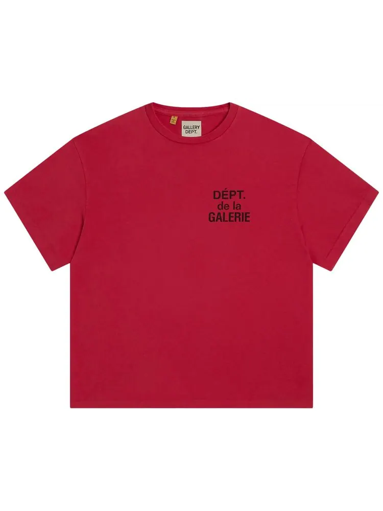 Футболка Gallery Dept. French Tee 'Red' — изображение 1 из 2, красный