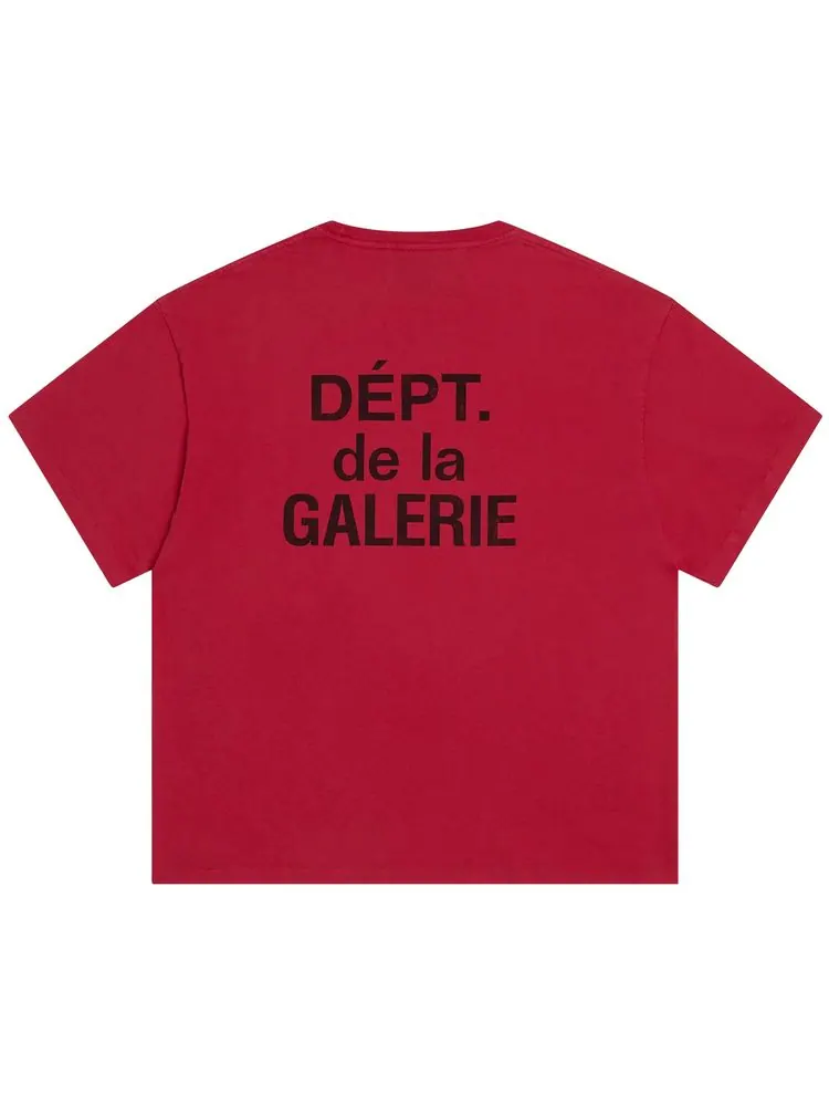 Футболка Gallery Dept. French Tee 'Red' — изображение 2 из 2, красный