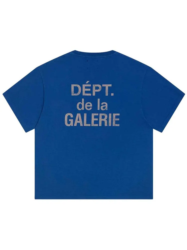 Футболка Gallery Dept. French Tee — изображение 2 из 2, королевский