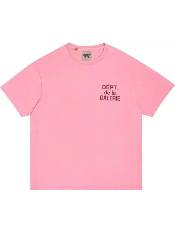 Французская футболка «Flo Pink» Gallery Dept. — изображение 1 из 2, розовый