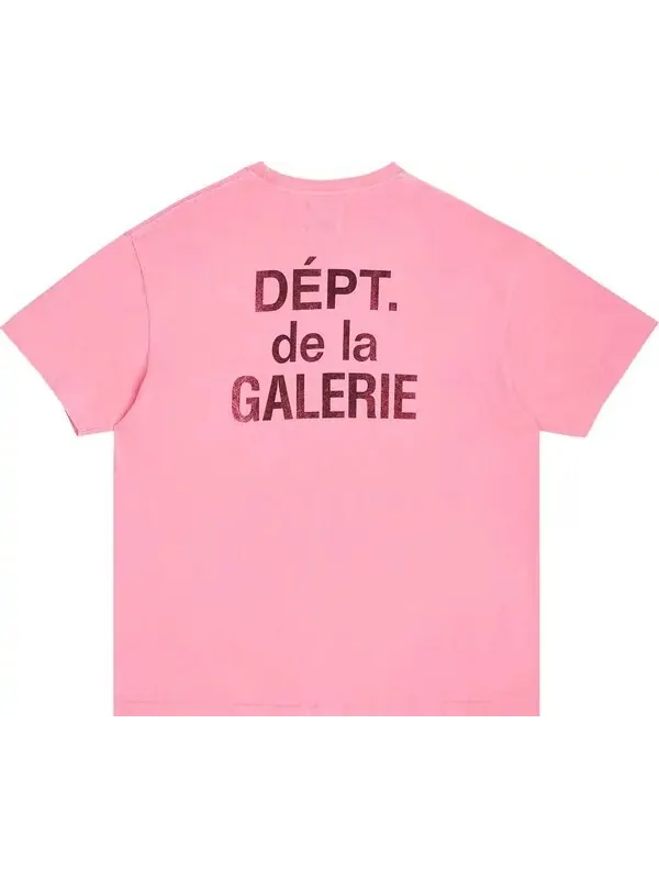 Французская футболка «Flo Pink» Gallery Dept. — изображение 2 из 2, розовый