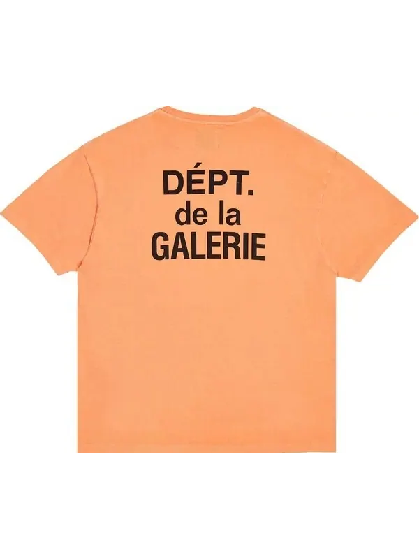 Французская футболка «Flo Orange» Gallery Dept. — изображение 2 из 2, оранжевый