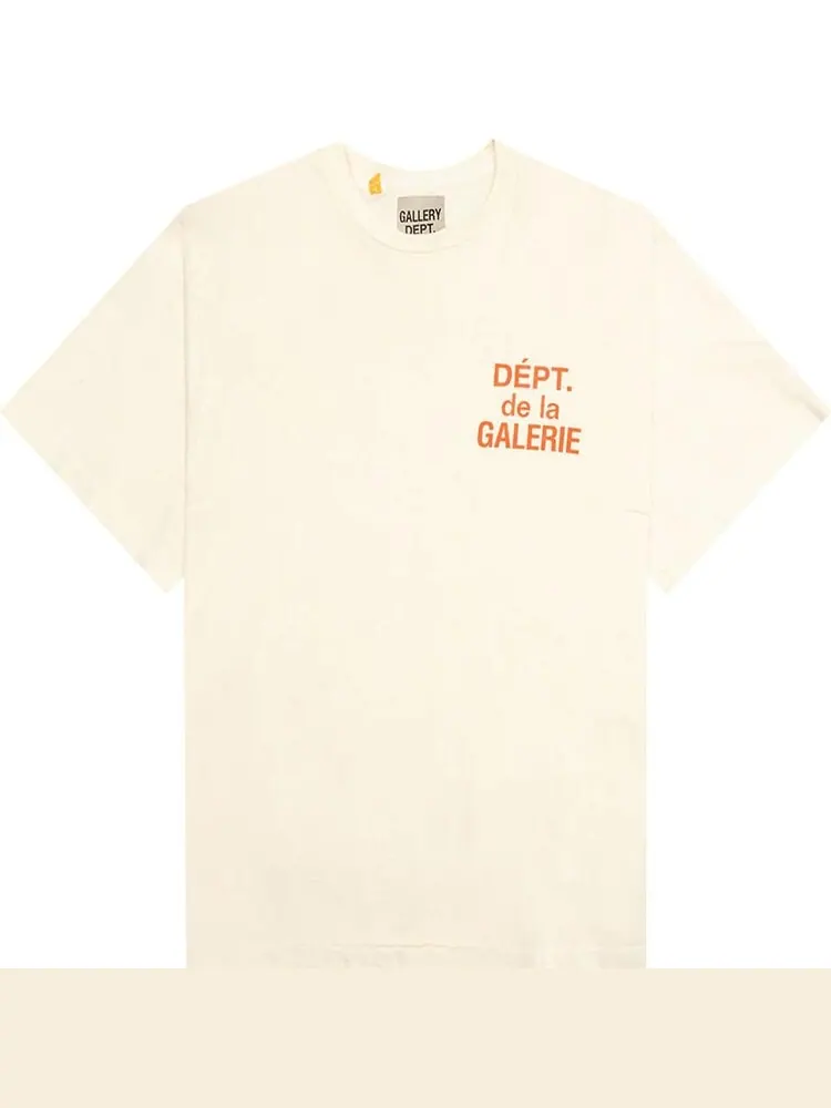 Футболка Gallery Dept. French Tee 'Creme' — изображение 1 из 2, бежевый
