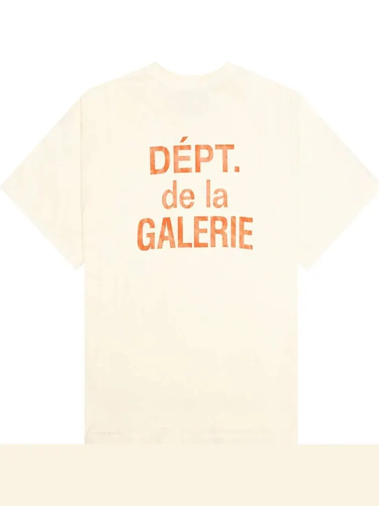 Футболка Gallery Dept. French Tee 'Creme' — изображение 2 из 2, бежевый