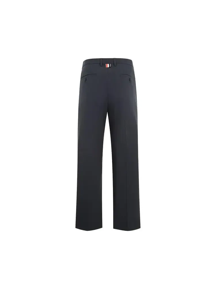 Брюки Thom Browne Relaxed Classic Beltloop Trouser — изображение 2 из 2, синий
