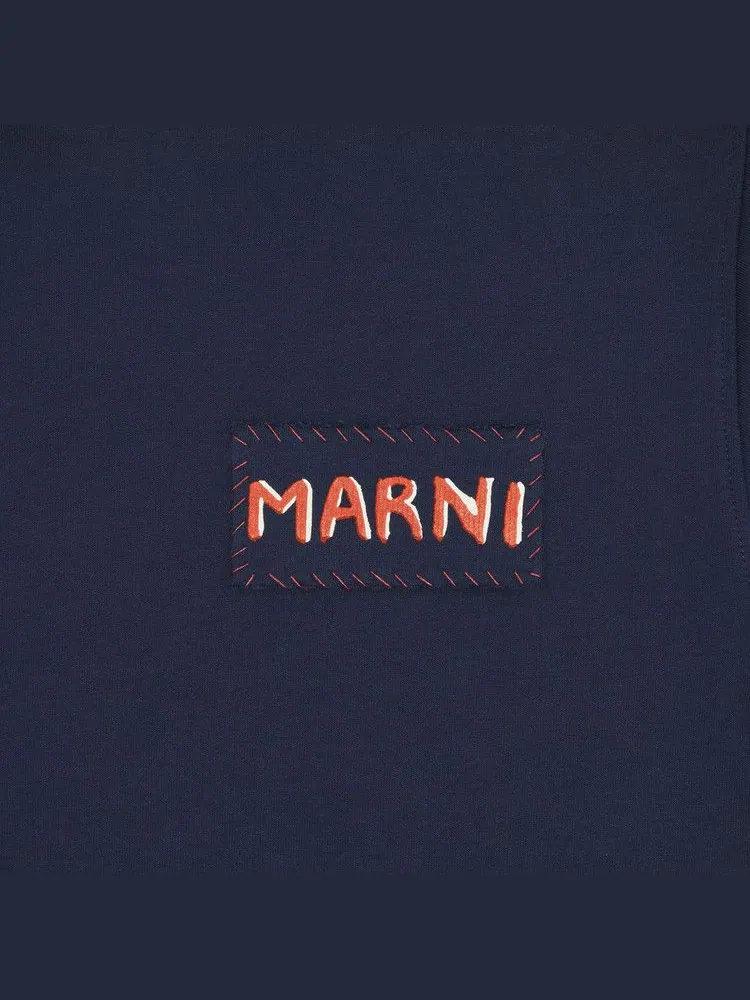 Толстовка Marni Jersey Sweatshirt — изображение 3 из 3, синий