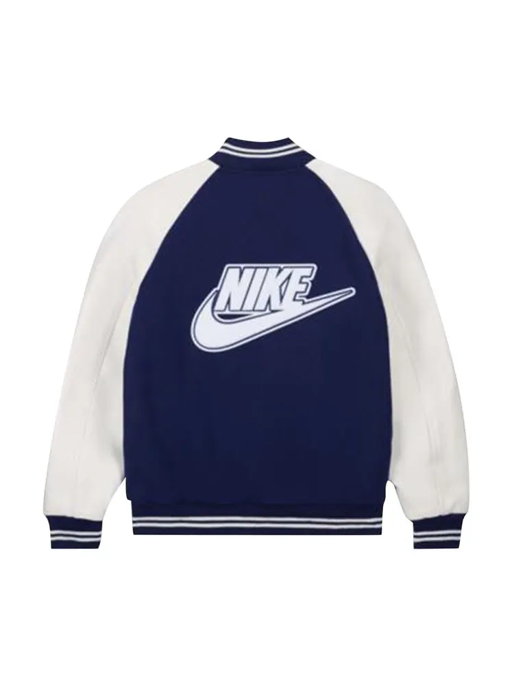 Куртка Nike x Nigo NRG Varsity Jacket Navy — изображение 2 из 2, темно-синий