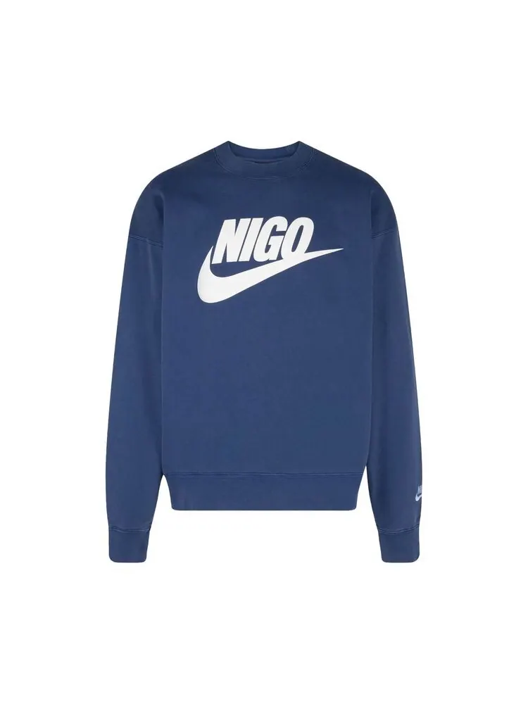 Толстовка Nike x Nigo NRG Fleece Crew Sweatshirt Navy — изображение 1 из 2, темно-синий