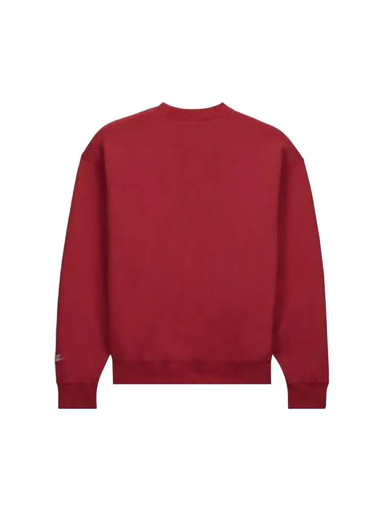 Толстовка Nike x Nigo NRG Fleece Crew Sweatshirt Red — изображение 2 из 2, красный