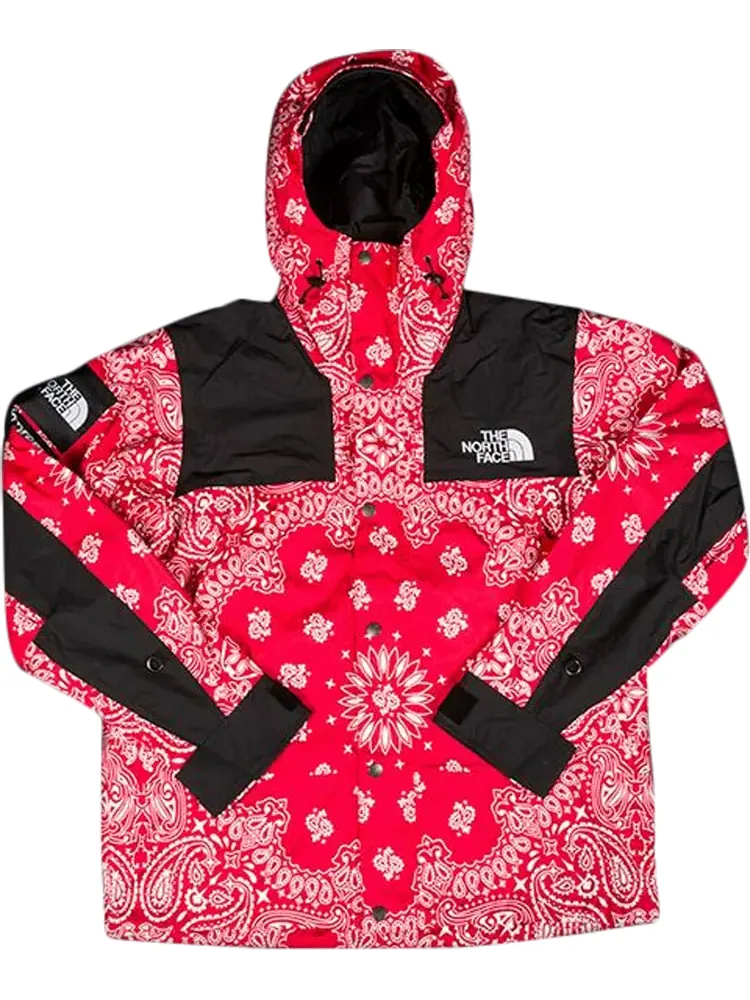 Куртка Supreme x The North Face Bandana Mountain Jacket 'Red' — изображение 1 из 1, красный