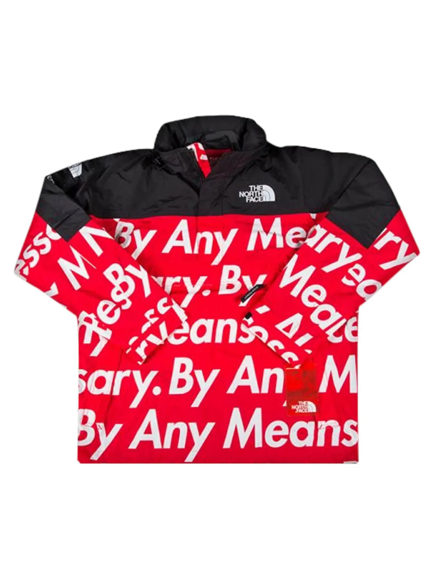 Толстовка Supreme x The North Face By Any Means Mountain — изображение 1 из 1, красный