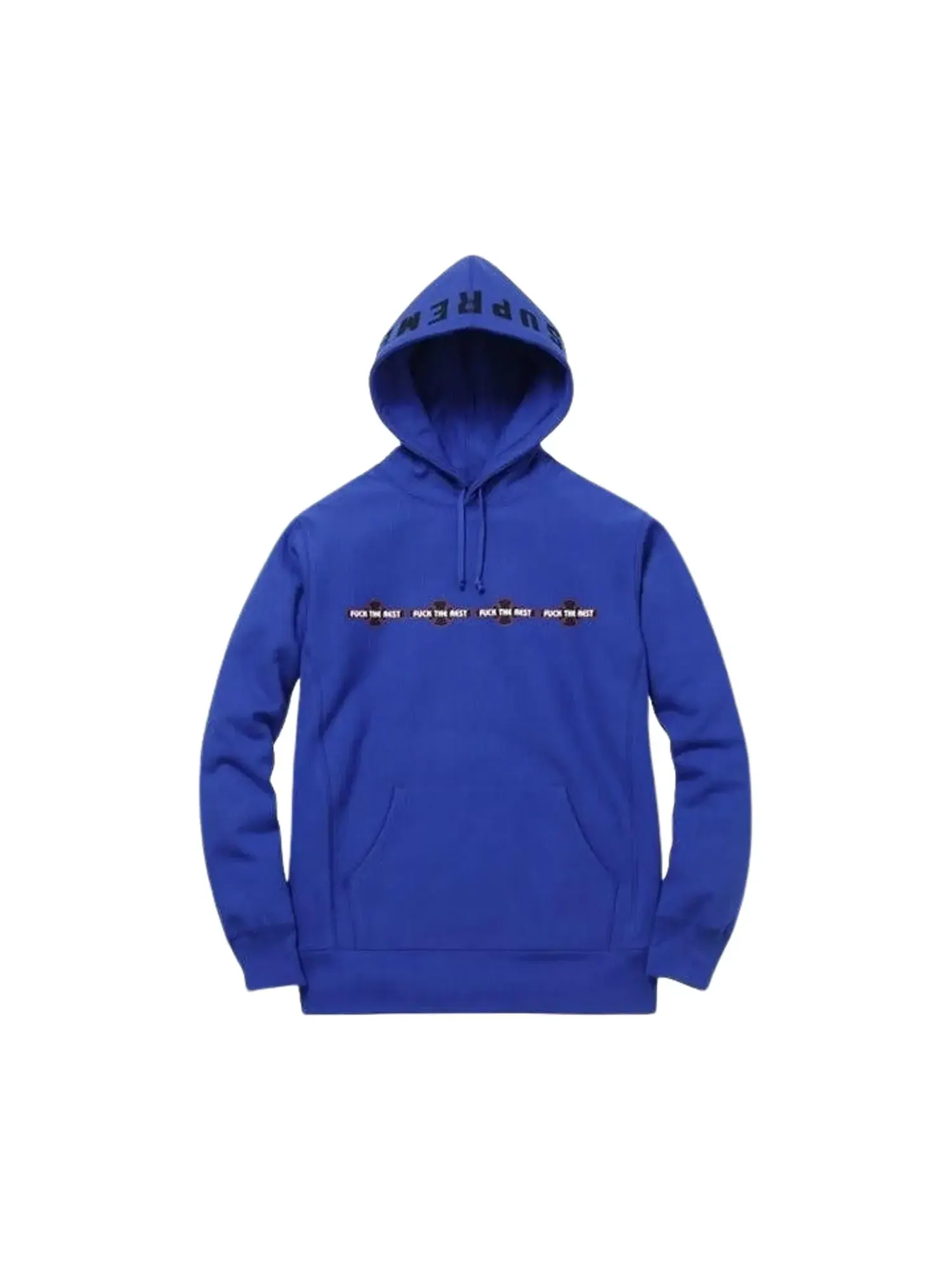 Толстовка с капюшоном Supreme x Independent — изображение 1 из 1, королевский