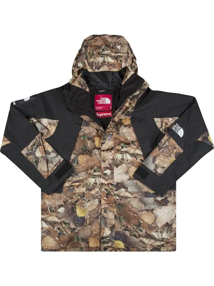 Куртка Supreme x The North Face Mountain Light Jacket 'Leaves' — изображение 1 из 4, коричневый