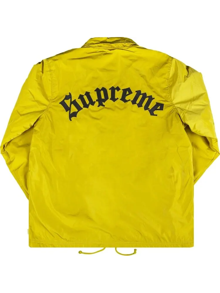 Куртка Supreme Old English Coaches Jacket 'Gold' — изображение 2 из 3, золото