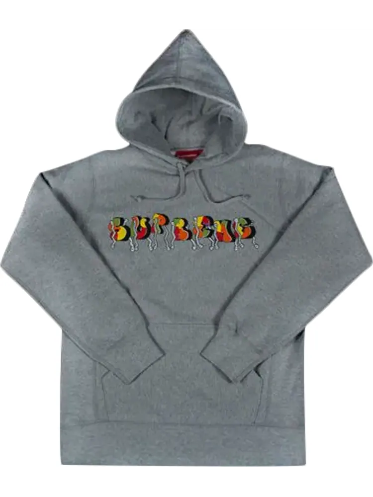 Толстовка Supreme Blade Whole Car Hooded Sweatshirt 'Grey' — изображение 1 из 1, серый