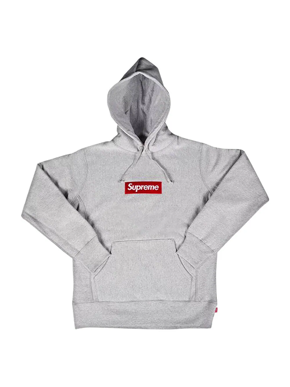 Толстовка Supreme Box Logo Hooded — изображение 1 из 1, серый