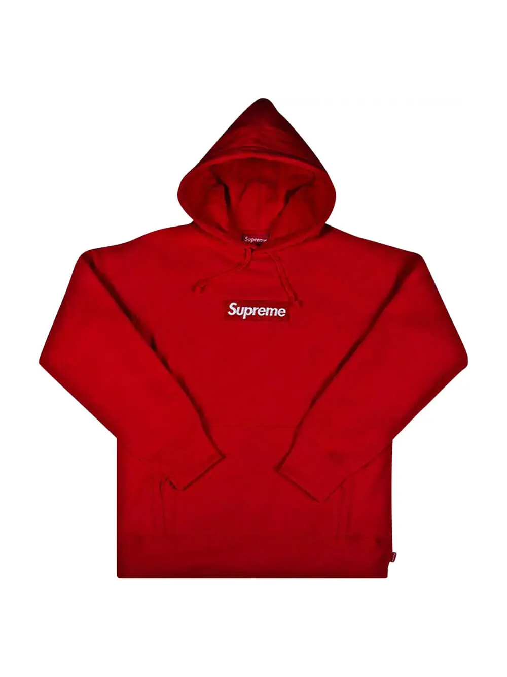 Толстовка Supreme Box Logo Hooded — изображение 1 из 1, красный