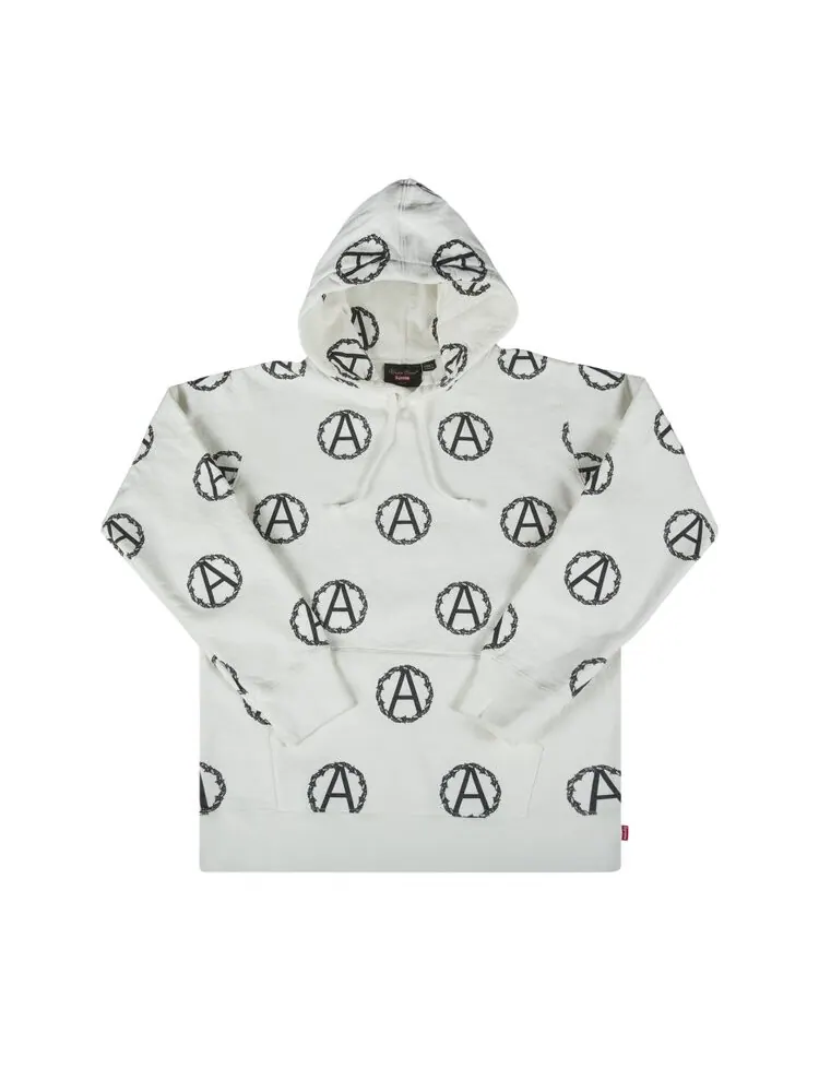 Толстовка Supreme x Undercover Anarchy Hooded Sweatshirt 'White' — изображение 1 из 3, белый