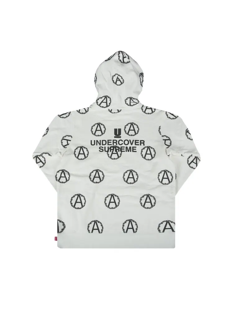 Толстовка Supreme x Undercover Anarchy Hooded Sweatshirt 'White' — изображение 2 из 3, белый