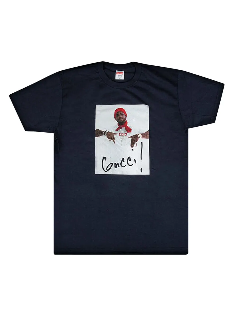 Футболка Supreme Gucci Mane — изображение 1 из 1, синий
