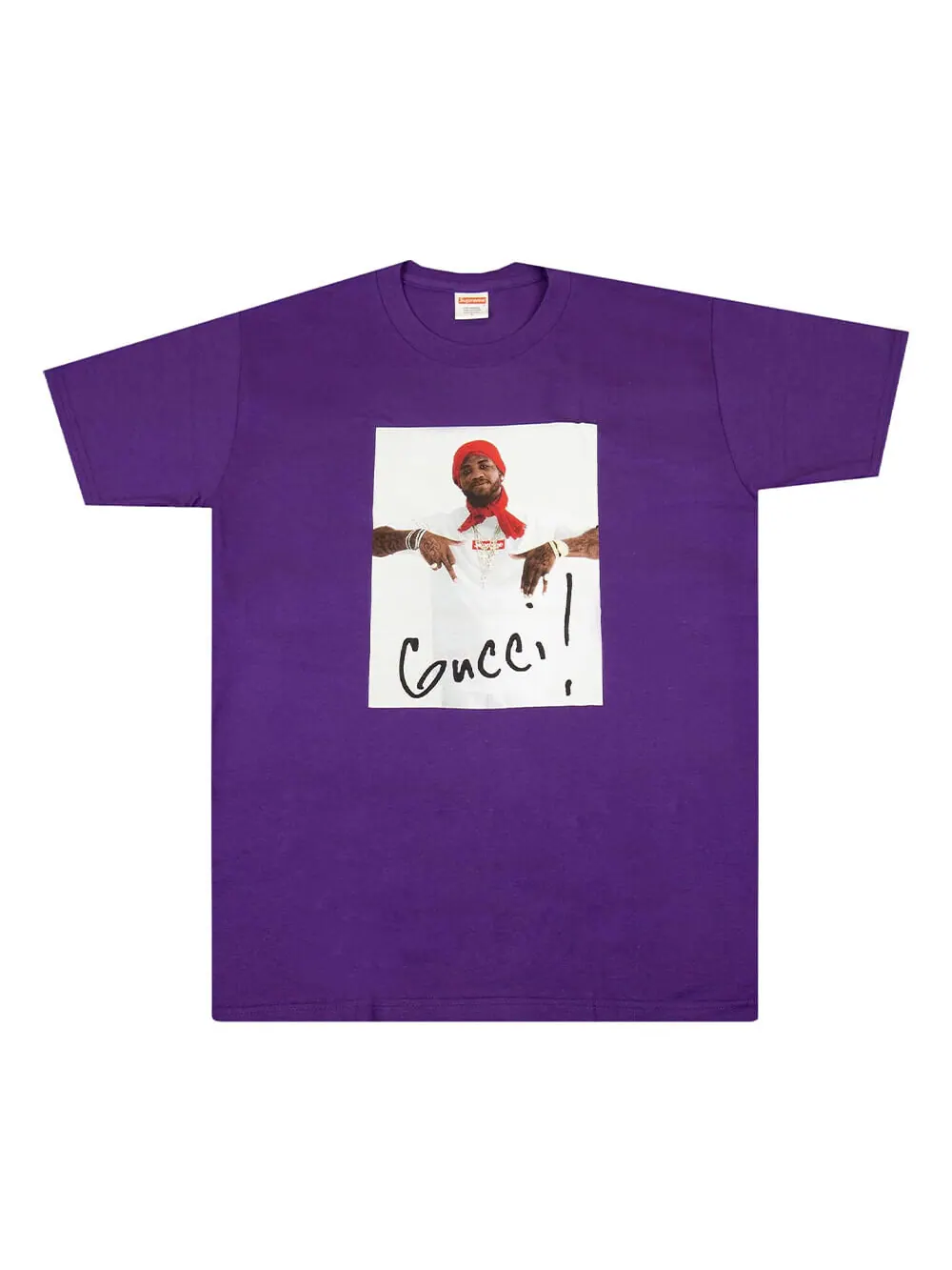 Футболка Supreme Gucci Mane — изображение 1 из 1, фиолетовый