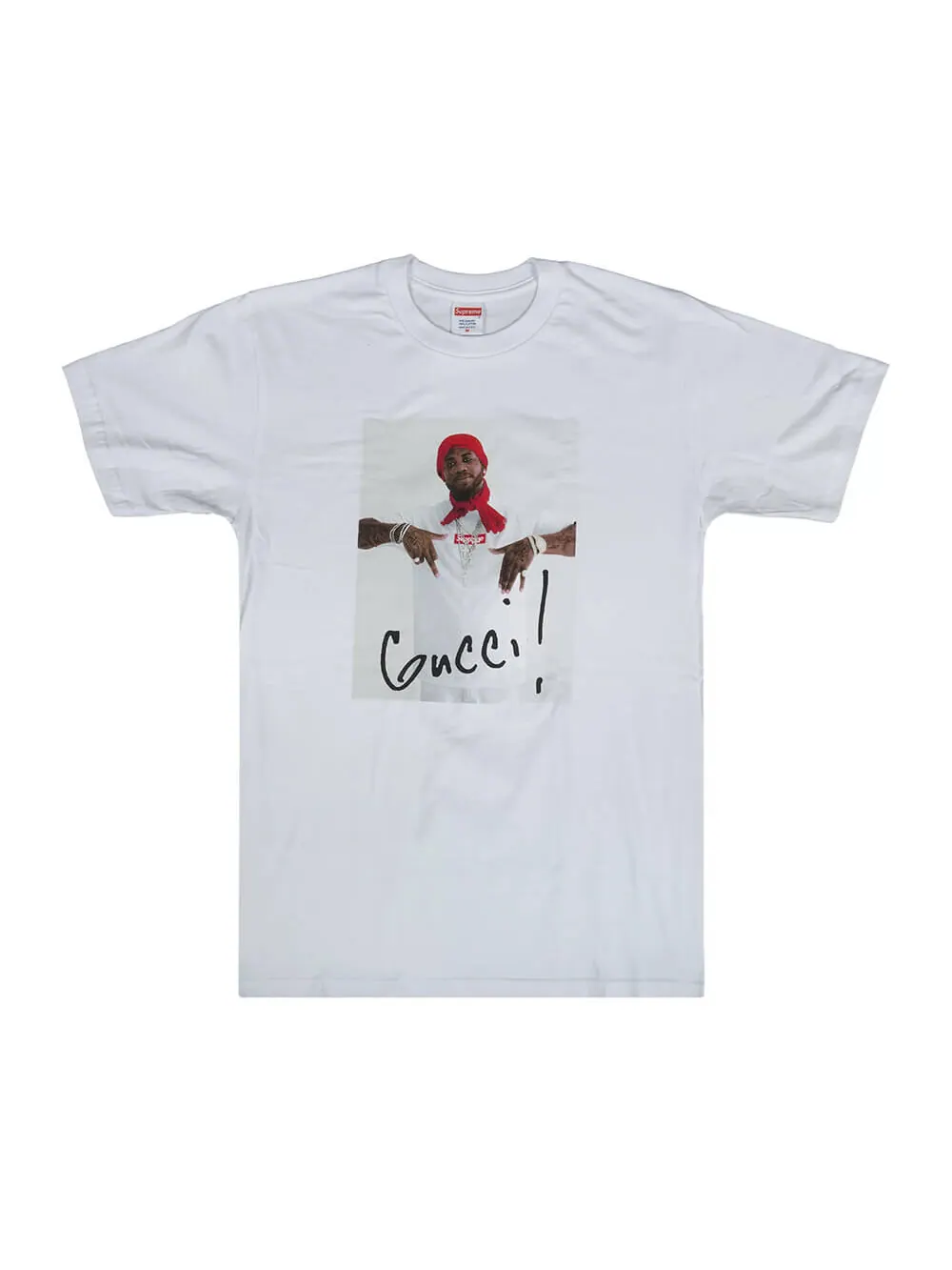 Футболка Supreme Gucci Mane — изображение 1 из 1, белый