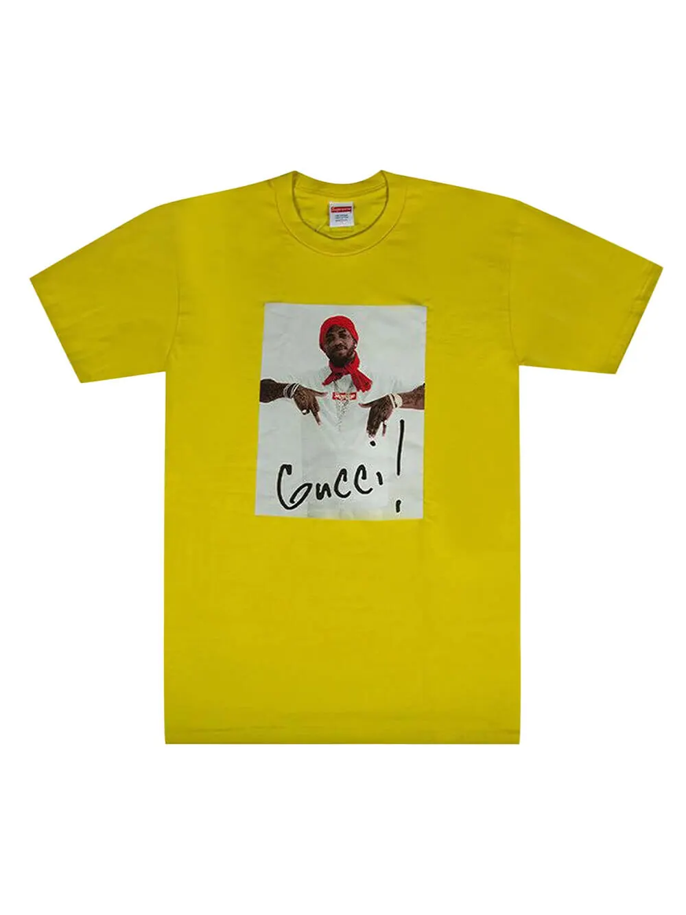 Футболка Supreme Gucci Mane — изображение 1 из 1, желтый