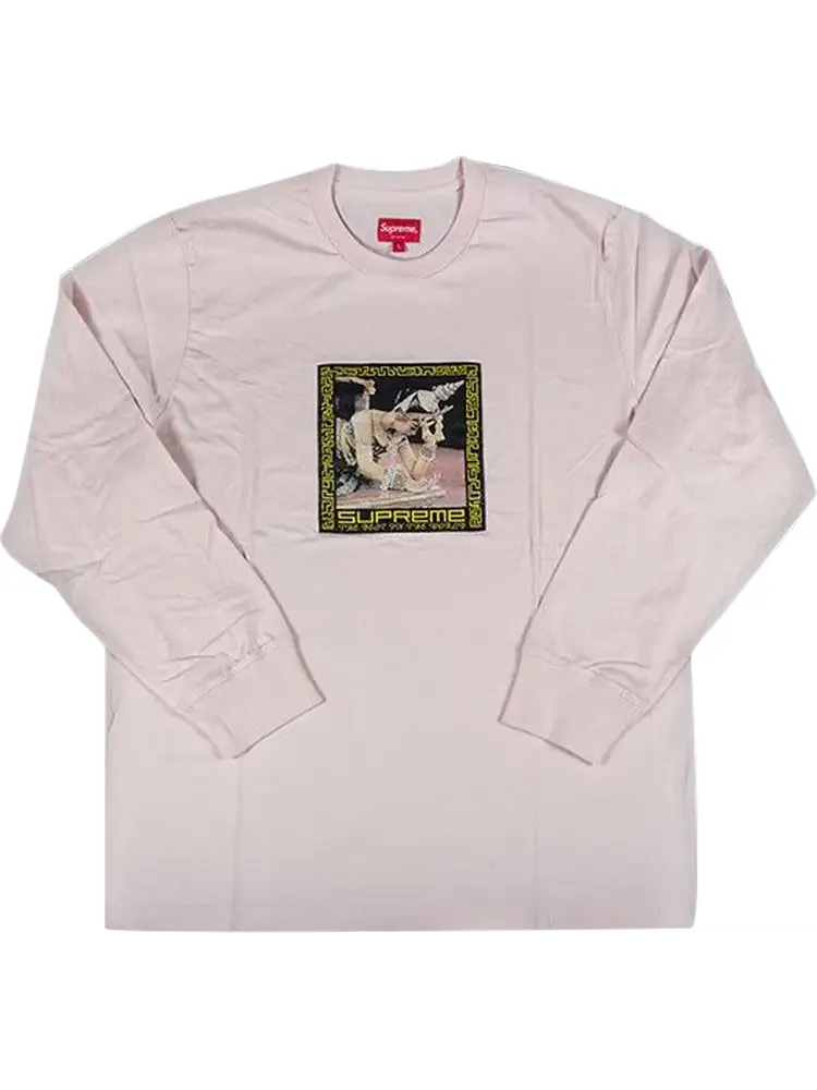 Футболка Supreme Best In The World Long-Sleeve T-Shirt 'Pink' — изображение 1 из 1, розовый