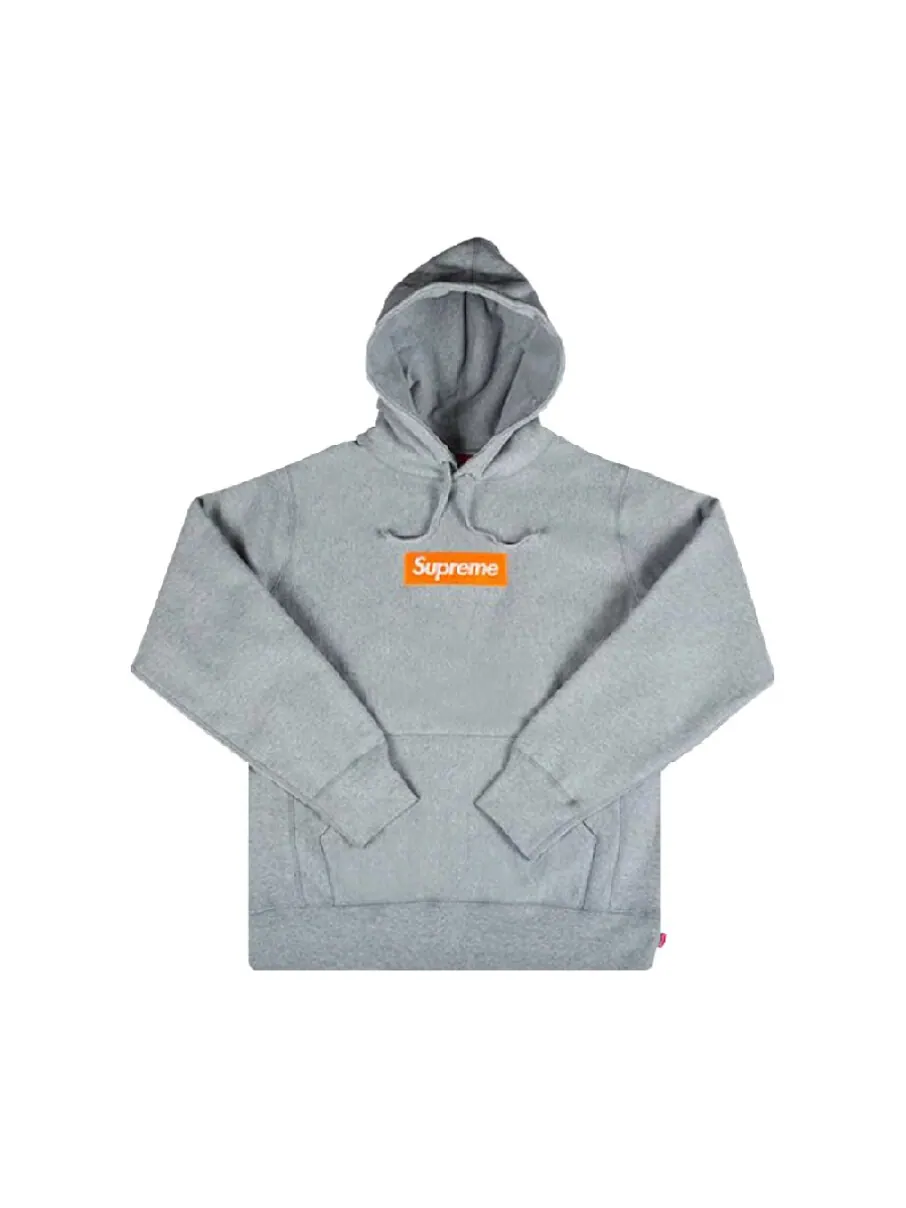 Худи Supreme Logo Hooded — изображение 1 из 1, серый