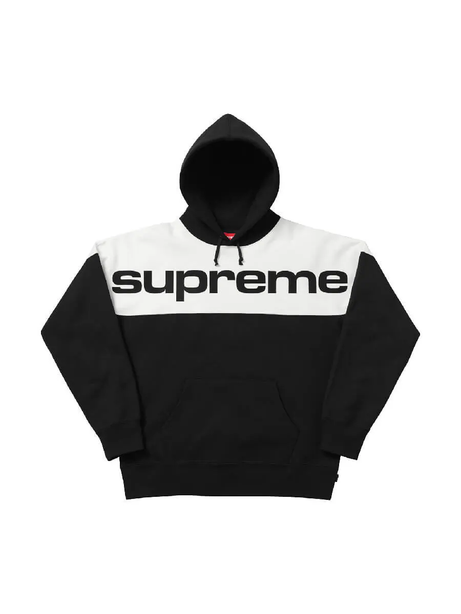 Худи Supreme Blocked Sweatshirt — изображение 1 из 2, черный
