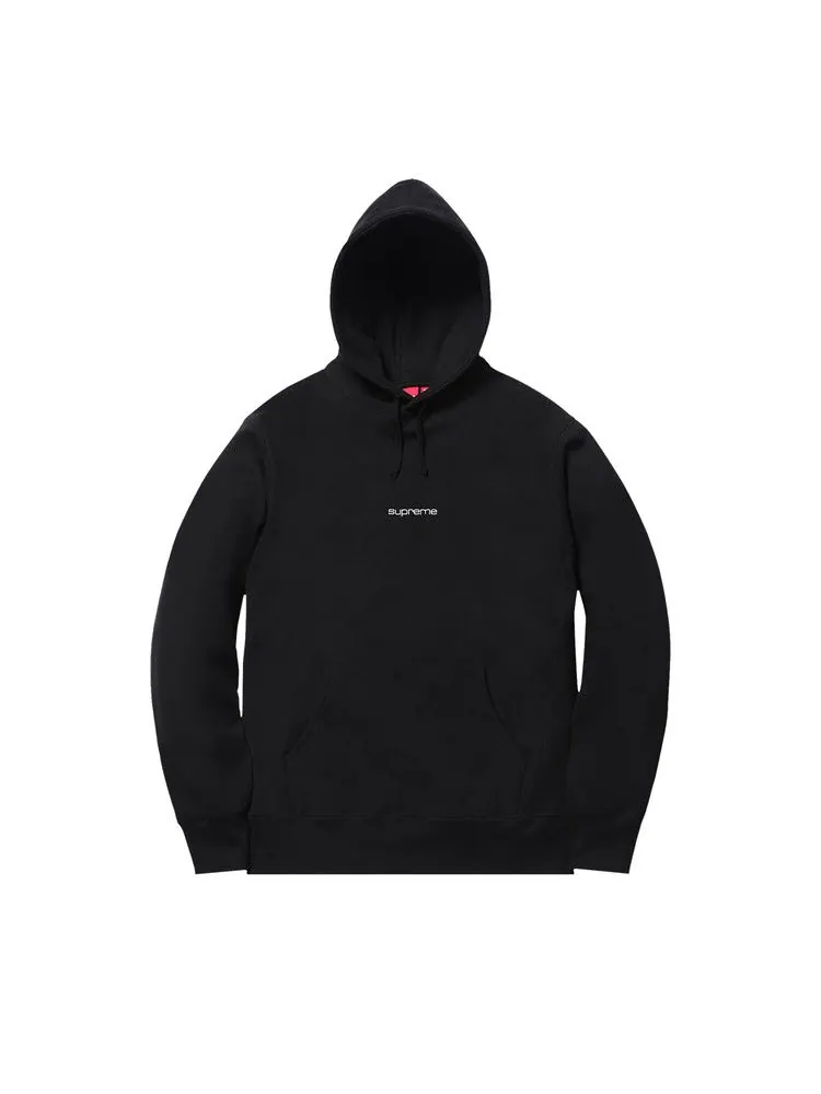 Толстовка Supreme Compact Logo Hooded Sweatshirt — изображение 1 из 1, черный