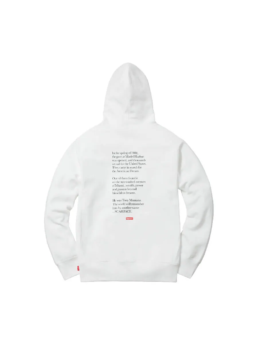 Худи Supreme Scarface Friend Sweatshirt — изображение 2 из 2, белый