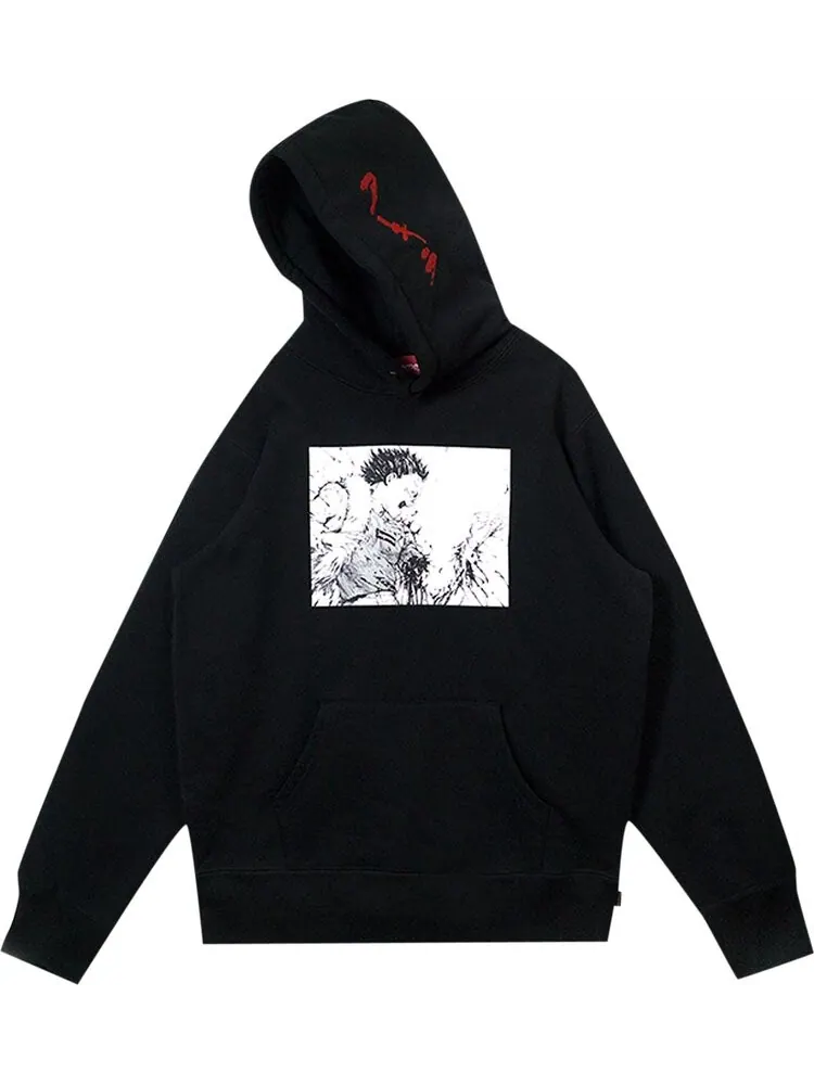 Толстовка Supreme Akira Arm Hooded Sweatshirt 'Black' — изображение 1 из 1, черный