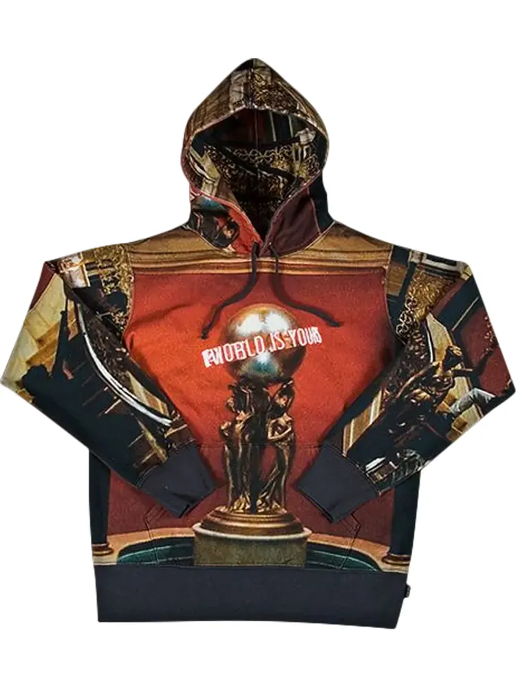 Толстовка Supreme Scarface The World Is Yours Hooded Sweatshirt 'Multi' — изображение 1 из 1, мульти