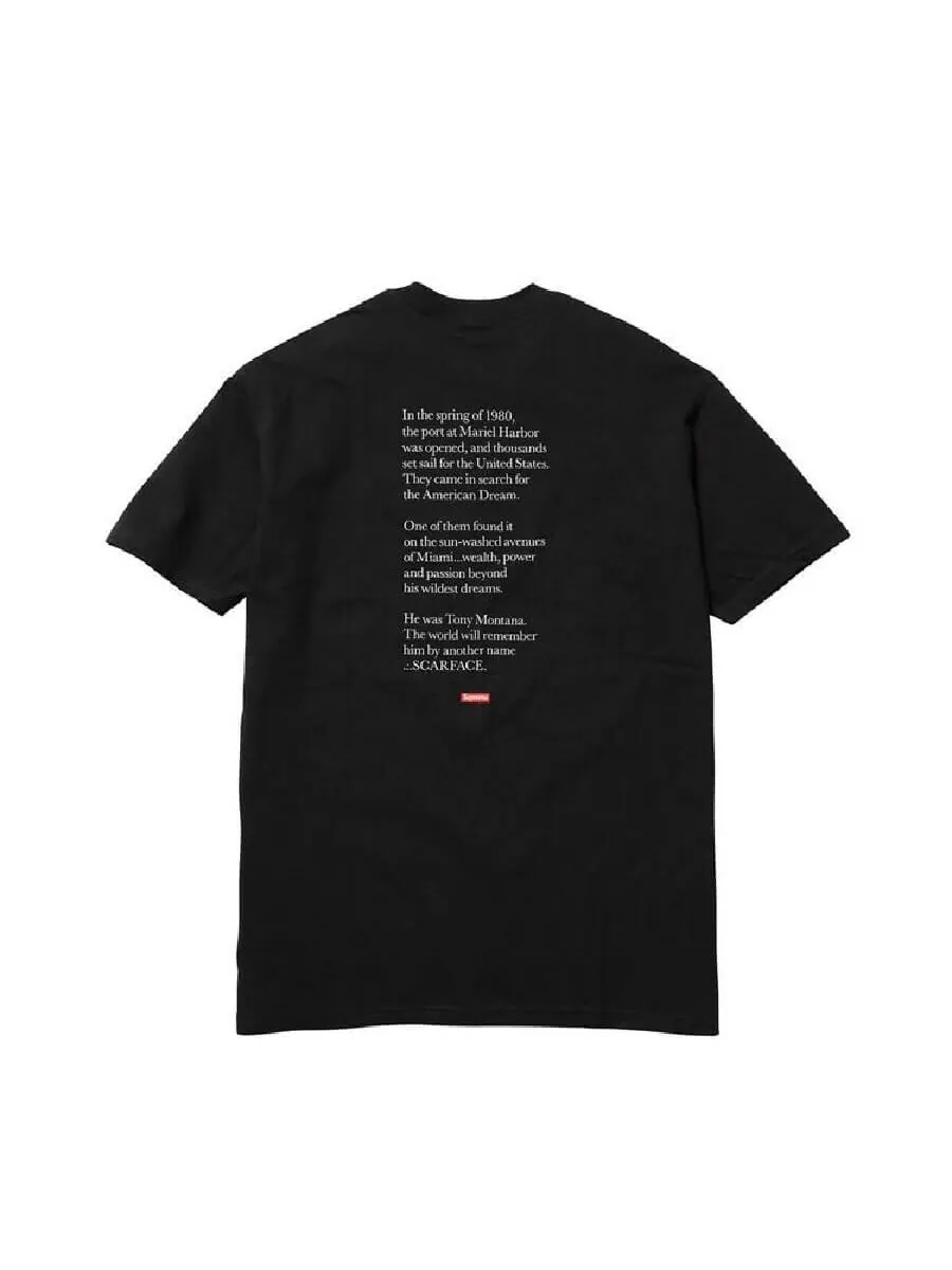 Футболка Supreme Scarface Split — изображение 2 из 2, черный
