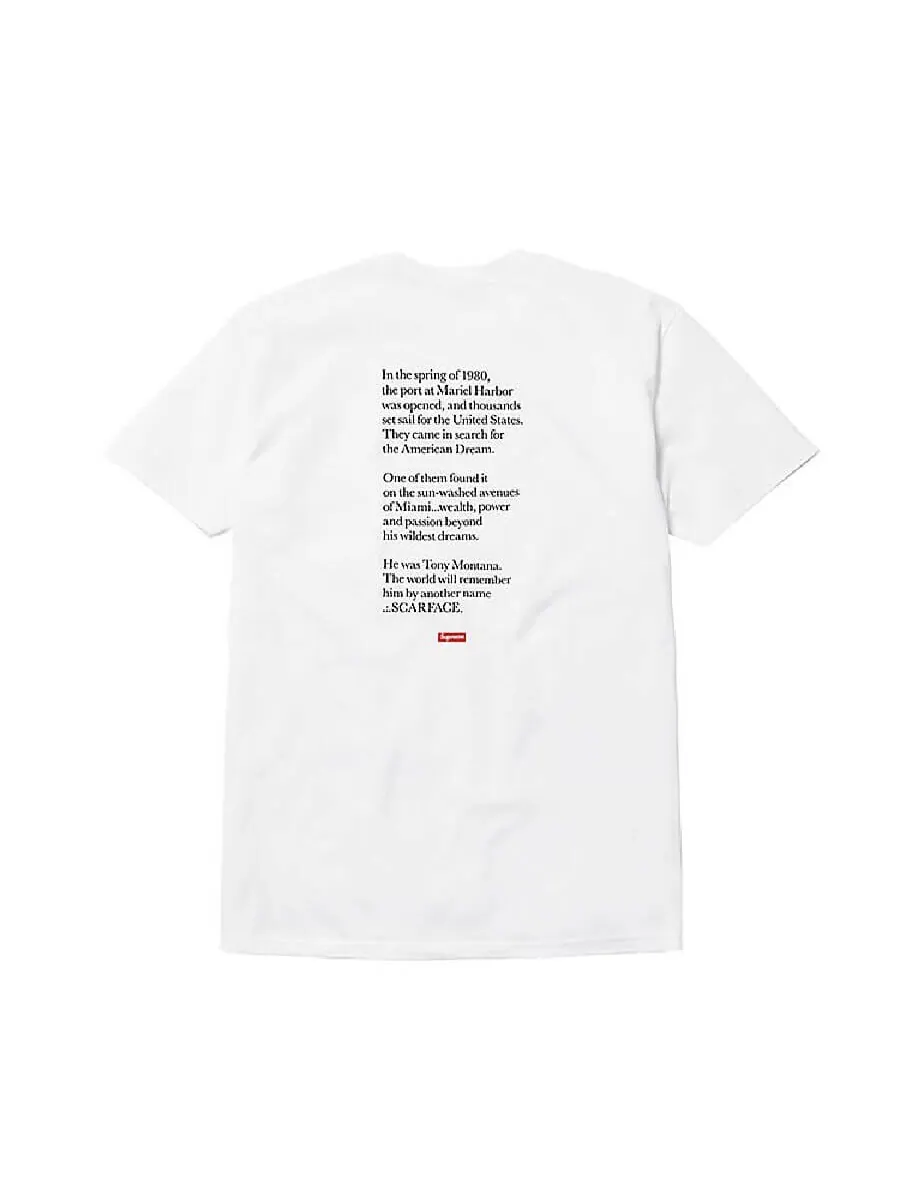 Футболка Supreme Scarface Split — изображение 2 из 2, белый