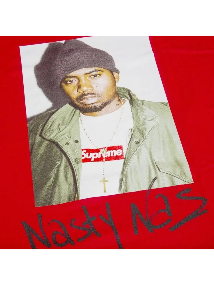 Футболка Supreme Nas T-Shirt 'Brown' — изображение 2 из 2, коричневый