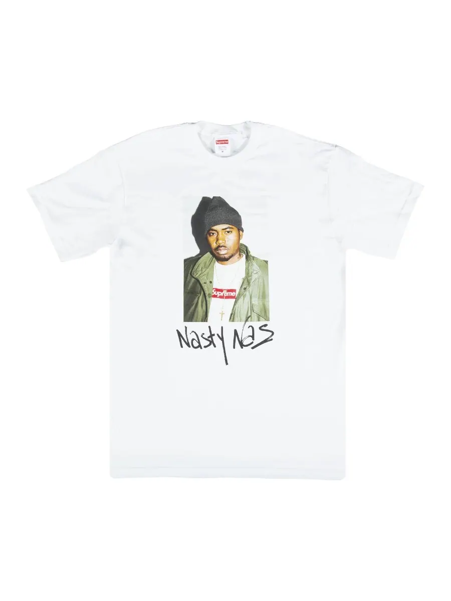Футболка Supreme Nasty Nas — изображение 1 из 1, белый