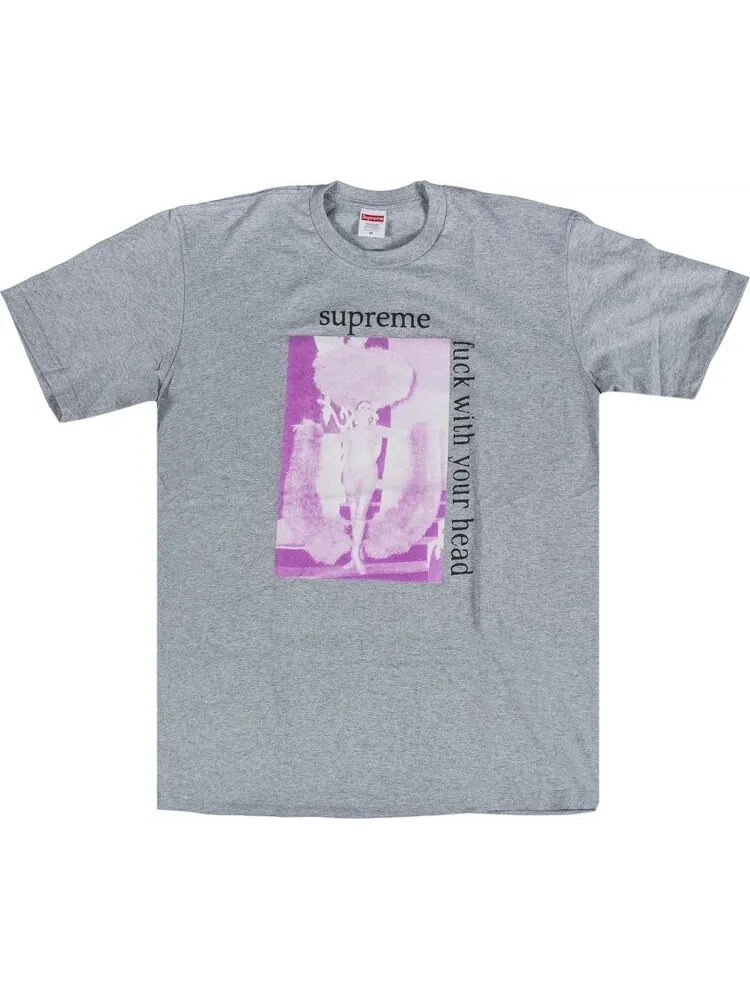 Футболка Supreme f*ck With Your Head T-Shirt 'Grey' — изображение 1 из 2, серый